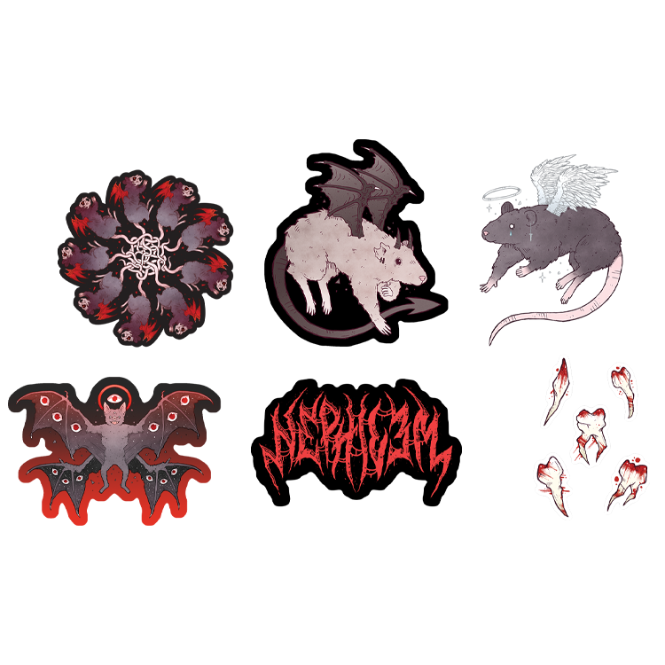 Rat Sticker Pack